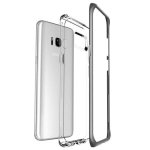 Verus Crystal Bumper Case - хибриден удароустойчив кейс за Samsung Galaxy S8 Plus (сив-прозрачен) 3