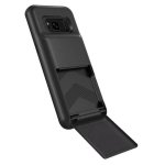 Verus Damda Folder Case - висок клас хибриден удароустойчив кейс с място за кр. карти за Samsung Galaxy S8 Plus (черен) 1