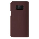 Verus Native S Diary Case - кожен калъф (естествена кожа), тип портфейл за Samsung Galaxy S8 (бордо) 3