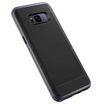 Verus High Pro Shield Case - висок клас хибриден удароустойчив кейс за Samsung Galaxy S8 (черен-лилав) 1