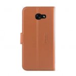 JT Berlin LeatherBook Style Case - хоризонтален кожен (естествена кожа) калъф тип портфейл за Samsung Galaxy A3 (2017)(кафяв) 5