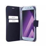 JT Berlin LeatherBook Style Case - хоризонтален кожен (естествена кожа) калъф тип портфейл за Samsung Galaxy A3 (2017)(черен) 4