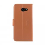 JT Berlin LeatherBook Style Case - хоризонтален кожен (естествена кожа) калъф тип портфейл за Samsung Galaxy A5 (2017) (кафяв) 5
