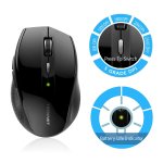 TeckNet M006 2.4G Wireless Mouse - ергономична безжична мишка (за Mac и PC) (черна) 1