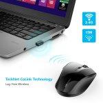 TeckNet M006 2.4G Wireless Mouse - ергономична безжична мишка (за Mac и PC) (черна) 2