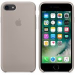Apple Silicone Case - оригинален силиконов кейс за iPhone 8, iPhone 7 (светлосив) 5
