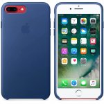 Apple iPhone Leather Case - оригинален кожен кейс (естествена кожа) за iPhone 8 Plus, iPhone 7 Plus (син) 3
