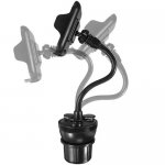 Macally mCup Power Holder Mount - универсална поставка за кола за iPhone и мобилни телефони с ширина от 44мм. до 105мм. 4