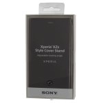 Sony Style Cover SCSG20 - кожен кейс и поставка за Sony Xperia XZs (черен)  1