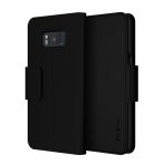 Incipio Breve Folio Case - полиуретанов калъф с място за карти и стойка за Samsung Galaxy S8 Plus (черен) 1