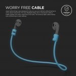 Elago AirPods Strap - тънко силиконово въженце за безжични слушалки Apple AirPods (бял-фосфор) 5