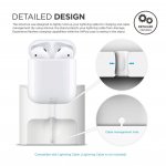 Elago Airpods Charging Station - док станция за зареждане на Apple Airpods (бяла) 2