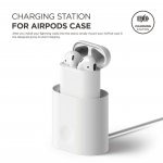 Elago Airpods Charging Station - док станция за зареждане на Apple Airpods (бяла) 1