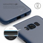 Elago Inner Core Case - тънък полипропиленов кейс (0.3 mm) за Samsung Galaxy S8 (тъмносин) 7