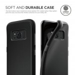 Elago S8 Grip Cushion Case - силиконов (TPU) калъф за Samsung Galaxy S8 (черен) 4