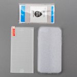 4smarts 360° Protection Set - тънък силиконов кейс и стъклено защитно покритие за дисплея на Huawei Y6 II Compact (прозрачен) 2