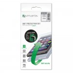 4smarts 360° Protection Set - тънък силиконов кейс и стъклено защитно покритие за дисплея на Huawei Y6 II Compact (прозрачен) 3