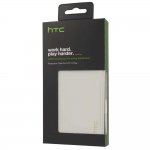 HTC Leather Flip Case HC C1332 - оригинален кожен кейс за HTC U Play (бял) 3