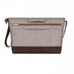 Moshi Aerio Messenger Bag - стилна кожена чанта за MacBook Pro 15 и лаптопи до 15.4 ин. (сива) 2