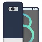 Prodigee Accent Case - поликарбонатов слайдер кейс за Samsung Galaxy S8 (син-сребрист) 2