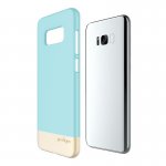 Prodigee Accent Case - поликарбонатов слайдер кейс за Samsung Galaxy S8 (син-златист) 4