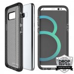Prodigee Safetee Case - хибриден кейс с висока степен на защита за Samsung Galaxy S8 Plus (сив) 2