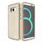 Prodigee Safetee Case - хибриден кейс с висока степен на защита за Samsung Galaxy S8 Plus (златист) 3