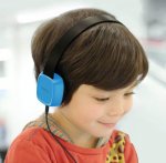 Kenu Groovies Kid On-Ear Headphones - слушалки подходящи за деца за мобилни устройства (син) 1