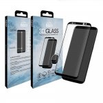Eiger 3D Glass Edge to Edge Curved Tempered Glass - калено стъклено защитно покритие с извити ръбове за целия дисплея на Samsung Galaxy S8 (черен-прозрачен) 3