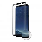 Eiger 3D Glass Edge to Edge Curved Tempered Glass - калено стъклено защитно покритие с извити ръбове за целия дисплея на Samsung Galaxy S8 (черен-прозрачен) 1