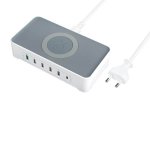 A-solar Xtorm Vigor USB Power Hub XPD16 Qualcomm Quick Charge 3.0 - захранване с 5 USB-A изхода и USB-C изход и безжично зареждане за мобилни телефони и таблети 2