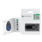 4smarts Hybrid Car Charger 15.5W, 3.1A - зарядно за кола (3.1 ампера) с 2 USB изхода за мобилни устройства (черен-сив) 2