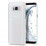 Spigen AirSkin Case - качествен ултратънък (0.36мм) кейс за Samsung Galaxy S8 (бял-мат) 5