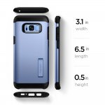 Spigen Tough Armor Case - хибриден кейс с най-висока степен на защита за Samsung Galaxy S8 Plus (син) 9