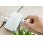 Moshi USB-C Symbus Dock - USB-C хъб за свързване от USB-C към HDMI 4K, Ethernet, USB-A (сребрист) 5