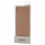 Sony Style Cover SBC26 - оригинален тънък полимерен кейс за Sony Xperia XA (розово злато) 1