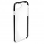 4smarts Soft Cover Airy Shield - хибриден удароустойчив кейс за iPhone 7, iPhone 8 (черен-прозрачен) 1