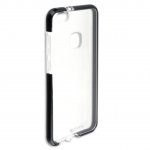 4smarts Soft Cover Airy Shield - хибриден удароустойчив кейс за Huawei P8 Lite (2017)(черен-прозрачен) 1