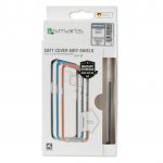 4smarts Soft Cover Airy Shield - хибриден удароустойчив кейс за Huawei P8 Lite (2017)(черен-прозрачен) 3