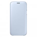 Samsung Flip Wallet Cover EF-WJ530CL - оригинален кожен кейс за Samsung Galaxy J5 (2017) (светлосин) 1