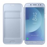 Samsung Flip Wallet Cover EF-WJ530CL - оригинален кожен кейс за Samsung Galaxy J5 (2017) (светлосин) 3