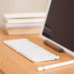 Case Studi Foldable Keyboard - сгъваема алуминиева безжична клавиатура за таблети, смартфони и компютри с Bluetooth (златиста) 6