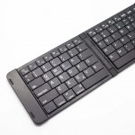 Case Studi Foldable Keyboard - сгъваема алуминиева безжична клавиатура за таблети, смартфони и компютри с Bluetooth (черна) 2