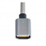 4smarts Magnetic USB Cable GravityCord Cable + Lightning & Micro-USB Connectors - кабел с магнитен накрайник с Lightning и MicroUSB конектори (сив) 1