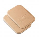 4smarts Ultimag Metal Plate - два броя метална пластина с кожено покритие за магнитни поставки (златист) 1