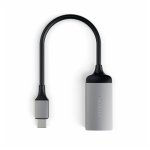Satechi Aluminum 4K USB-C to HDMI Adapter - адаптер с поддръжка на 4K за свързване от USB-C към HDMI (тъмносив) 2