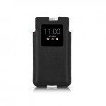 Blackberry Leather Smart Pocket PKB100-3AALWE1 - оригинален калъф от естествена кожа за BlackBerry KeyOne (черен) 1
