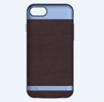 Comma MoreCard 2 Dual Sim Case - кейс с вградена батерия 1300mAh и слот за втора сим карта за iPhone 8, iPhone 7 (черен-син) 4