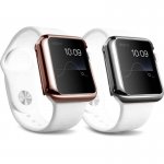 Ozaki Wardrobe 2 in 1 Set - комплект от два броя твърд кейс за Apple Watch Sport 38mm (златист и сребрист) 1