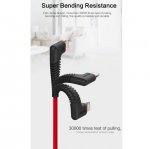 Comma Bingo MFI Angled Cable - изключително здрав и качествен Lightning кабел за iPhone, iPad, iPod (150 см.) (червен) 4
